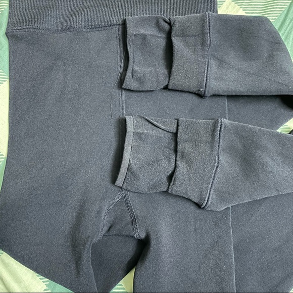 Navy blue color winter legging - Picture 3 of 4